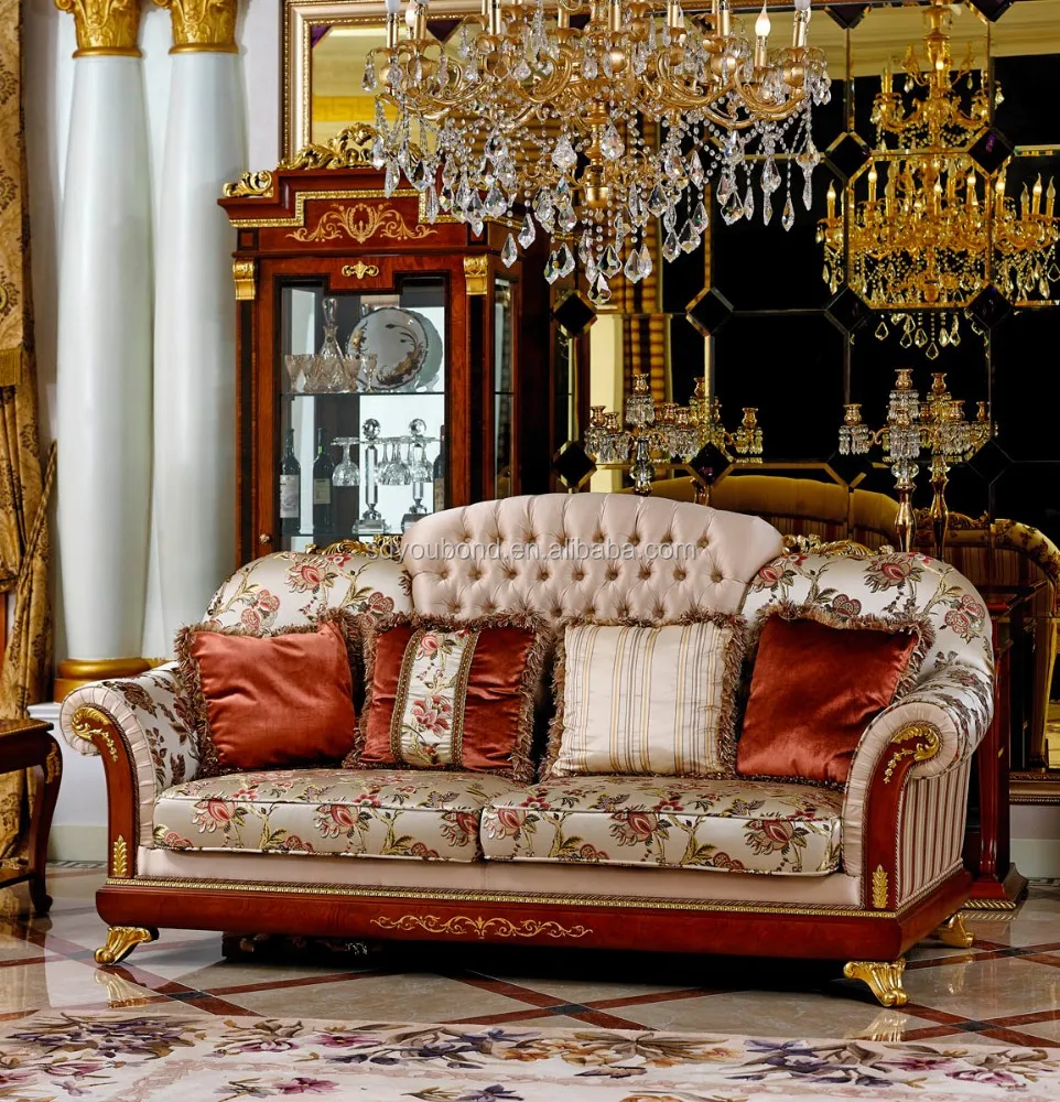 0038 Saudi Arabia antique living room arabic sofa set majlis furniture