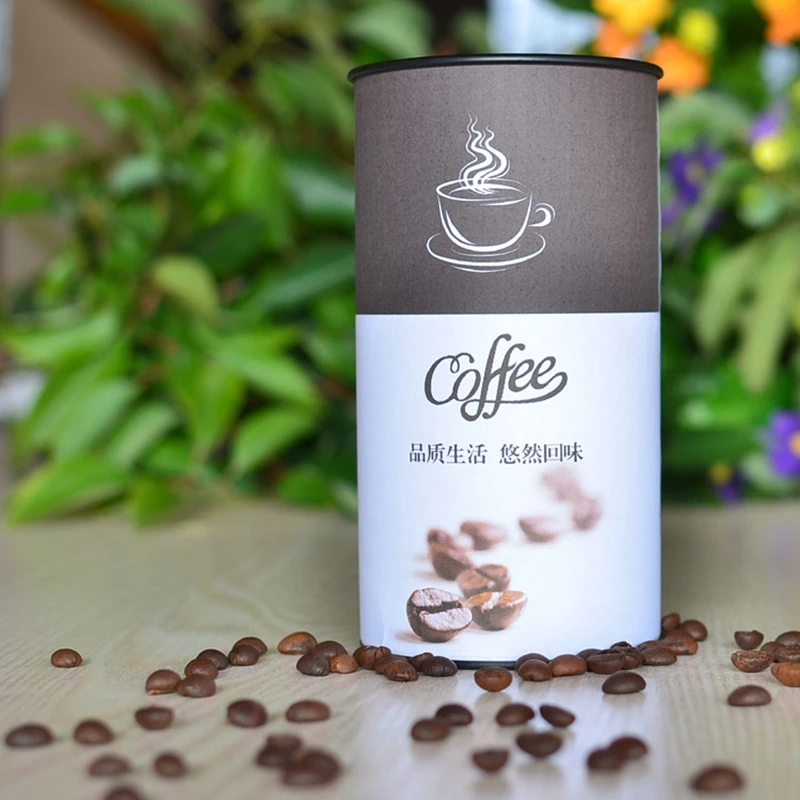 
Custom Logo Cardboard Round Cylinder Custom Paper Tube Box For Coffee Bean Or Tea Packing 