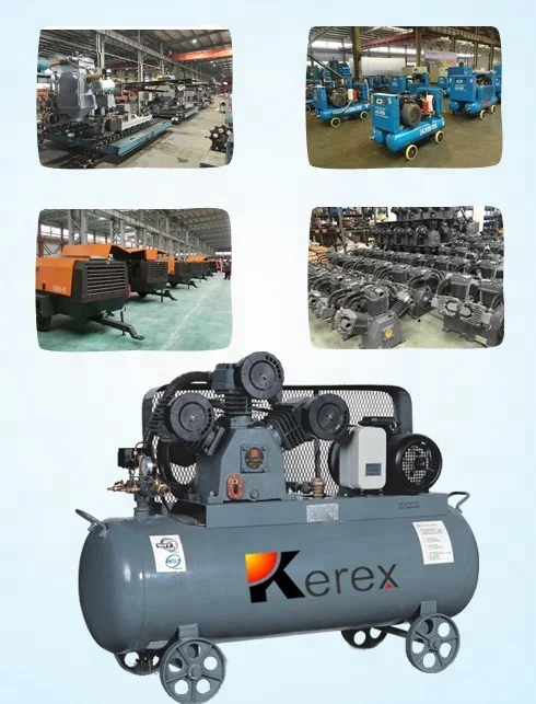  Промышленный поршневой воздушный компрессор с электродвигателем 3 цилиндра 500 л