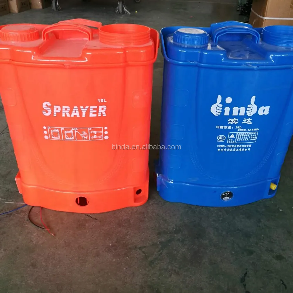 18L Plastic Agricultura Battery Electric Knapsack Sprayer HX-18D