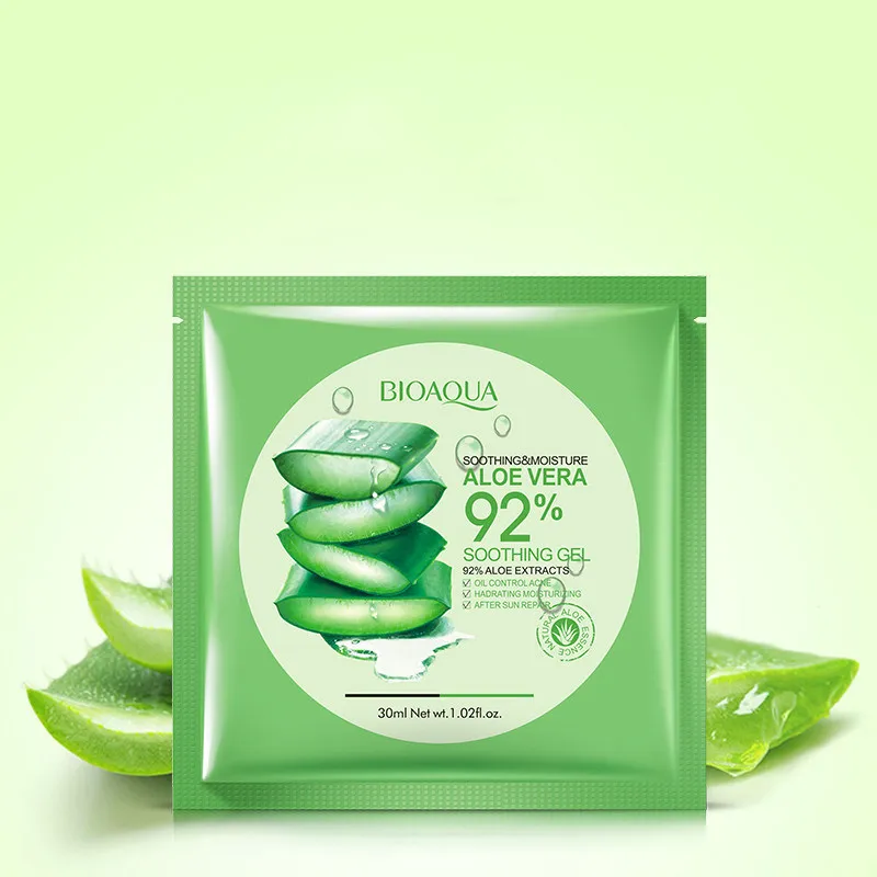 Popular Korean facial mask organic aloe gel facial mask whitening and hydrating