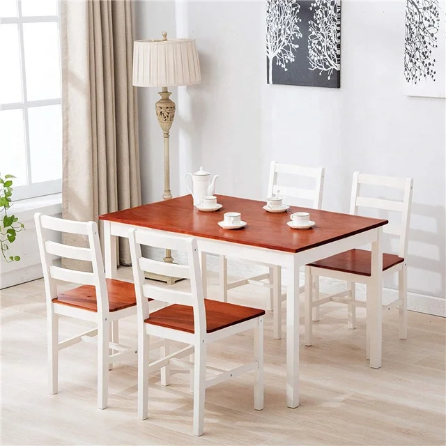 Hot Sale ECo-Friendly Modern Style Kitchen Dining Room Furniture Dining Table with Chairs
