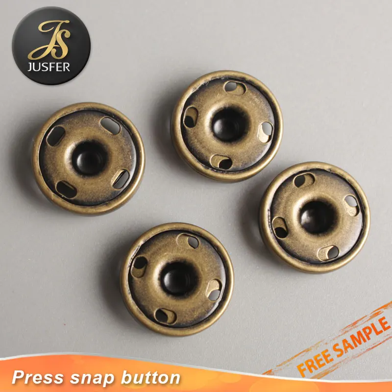 Wholesale 15mm Round Press Snap Fastener Snap Button for Jacket