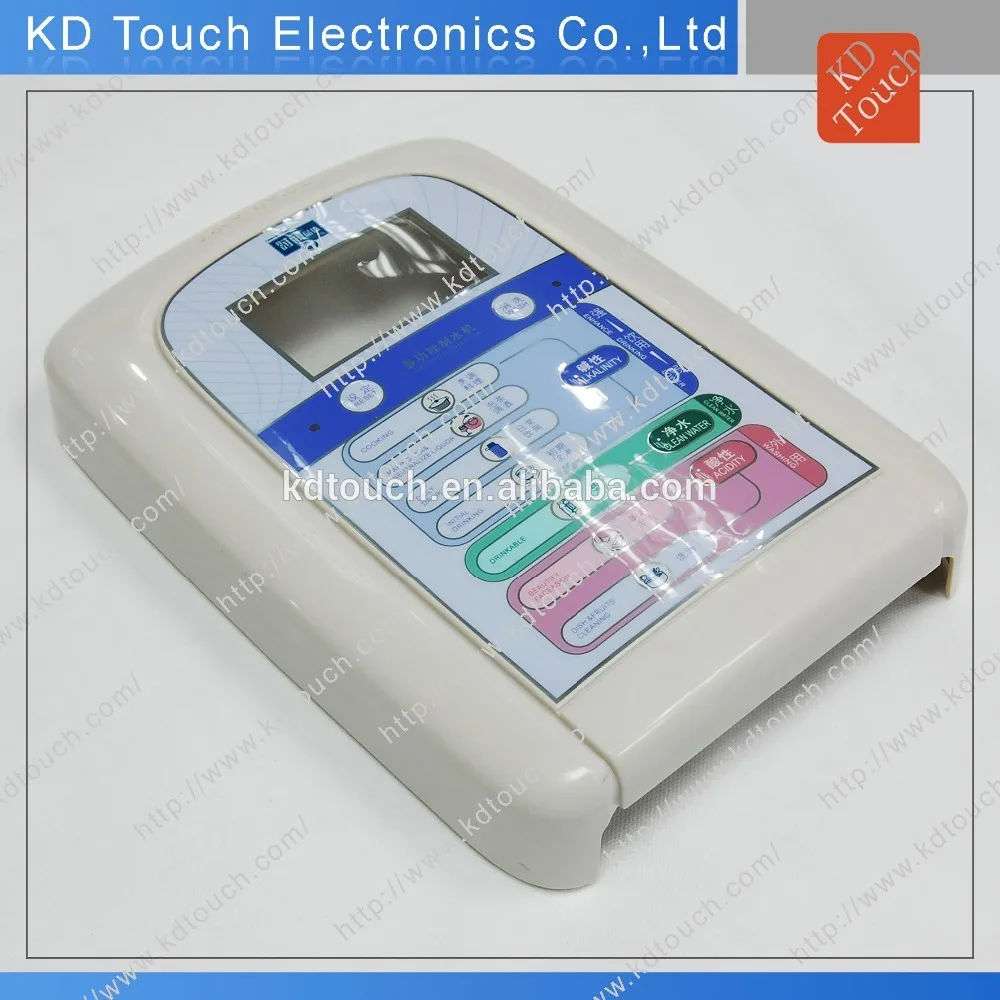 Custom Siemens membrane control keypad with plastic panel