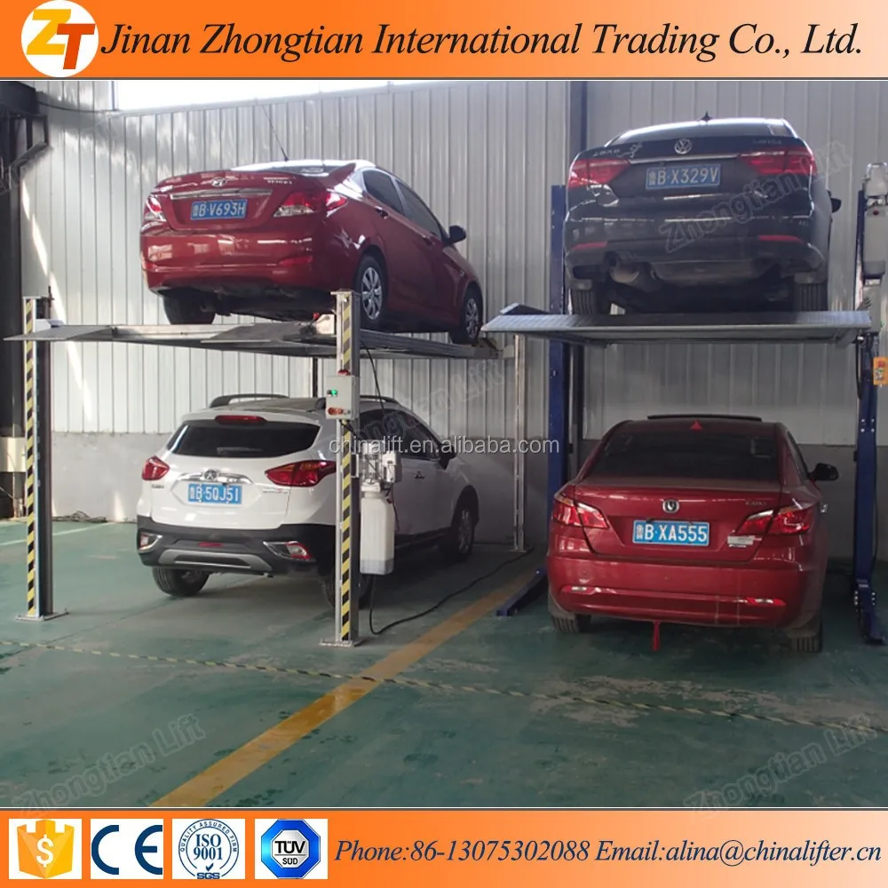 The Best and Cheapest economic platform four post car lift with high performance