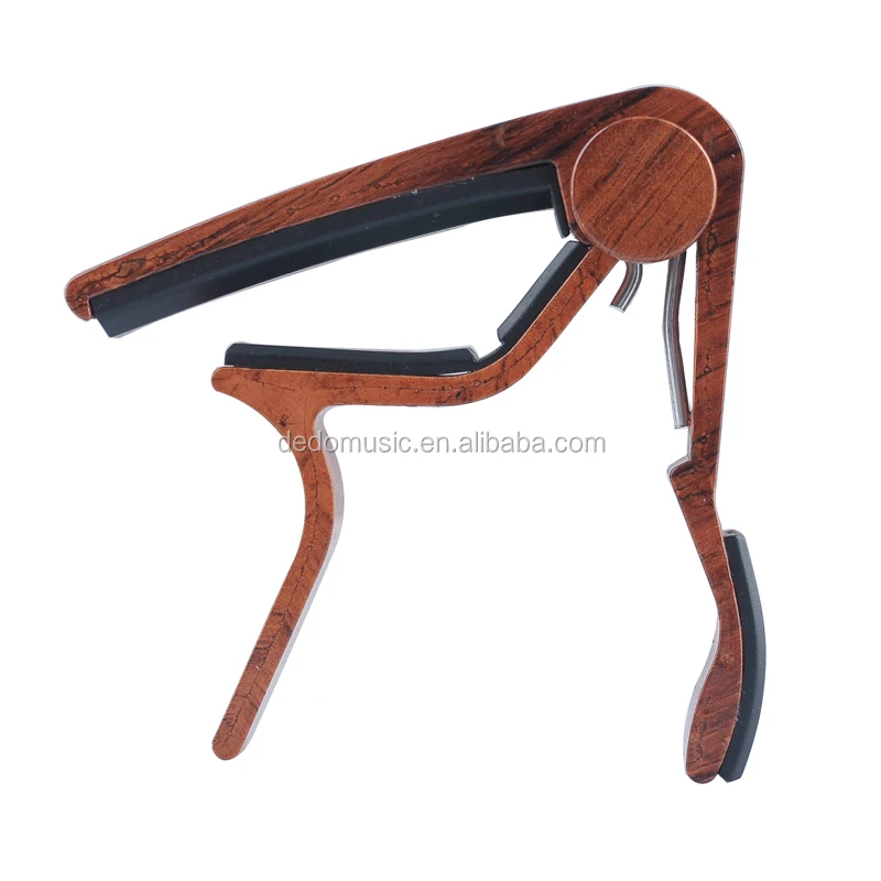 Ready to Ship Wooden Guitar Capo With Hidden Spring Perfect Sound for Acoustic Guitar, Electric Guitar, Classical Guitar