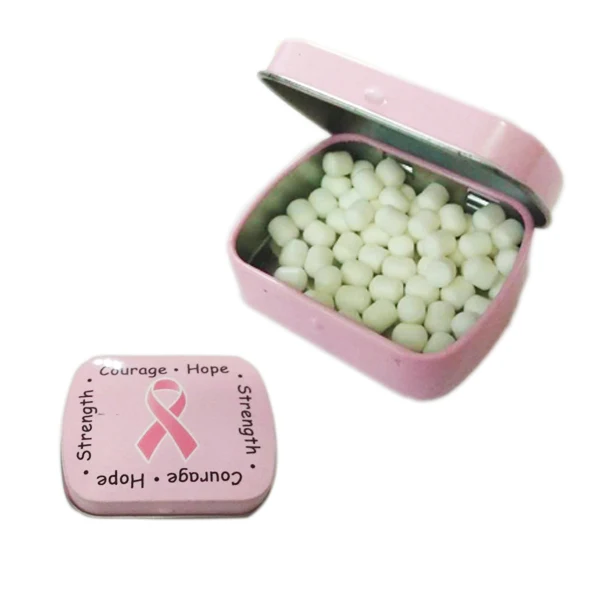 14g Halal press fresh mint candy in tablet mint tin candy