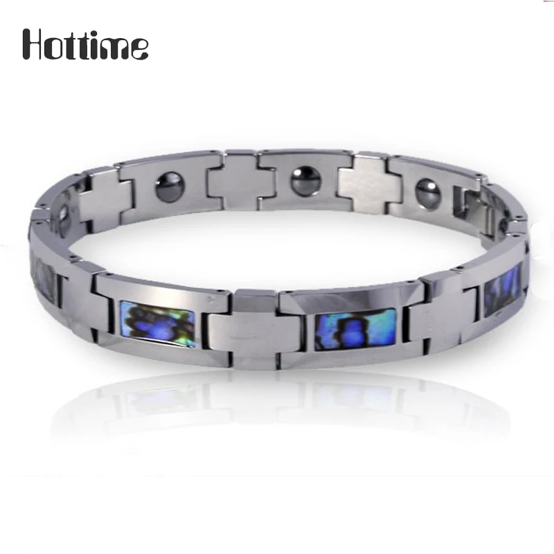 
Hot Sell Ion Germanium Tungsten Bracelet For Man 