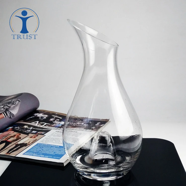 Wholesale Lead Free Hand Blown High Quality Wedding Tableware Glass Wine Decanter