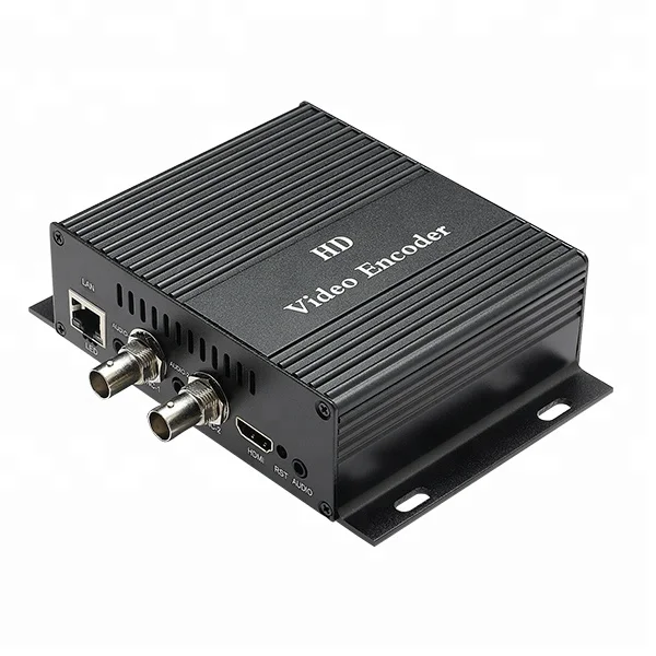 Haiwei H5112B H265 H264 AVC Encoder HDMI 2* CVBS Encoder 1080p HD iptv streaming h.264 live stream  IP encoder