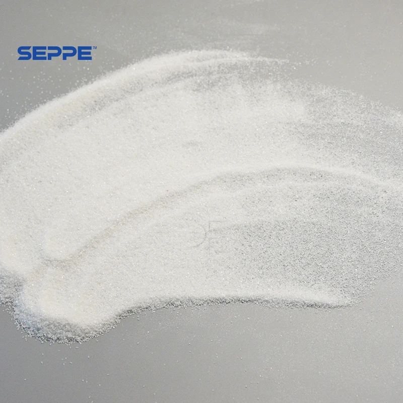 White fused aluminium oxide F400 polishing stainless steel