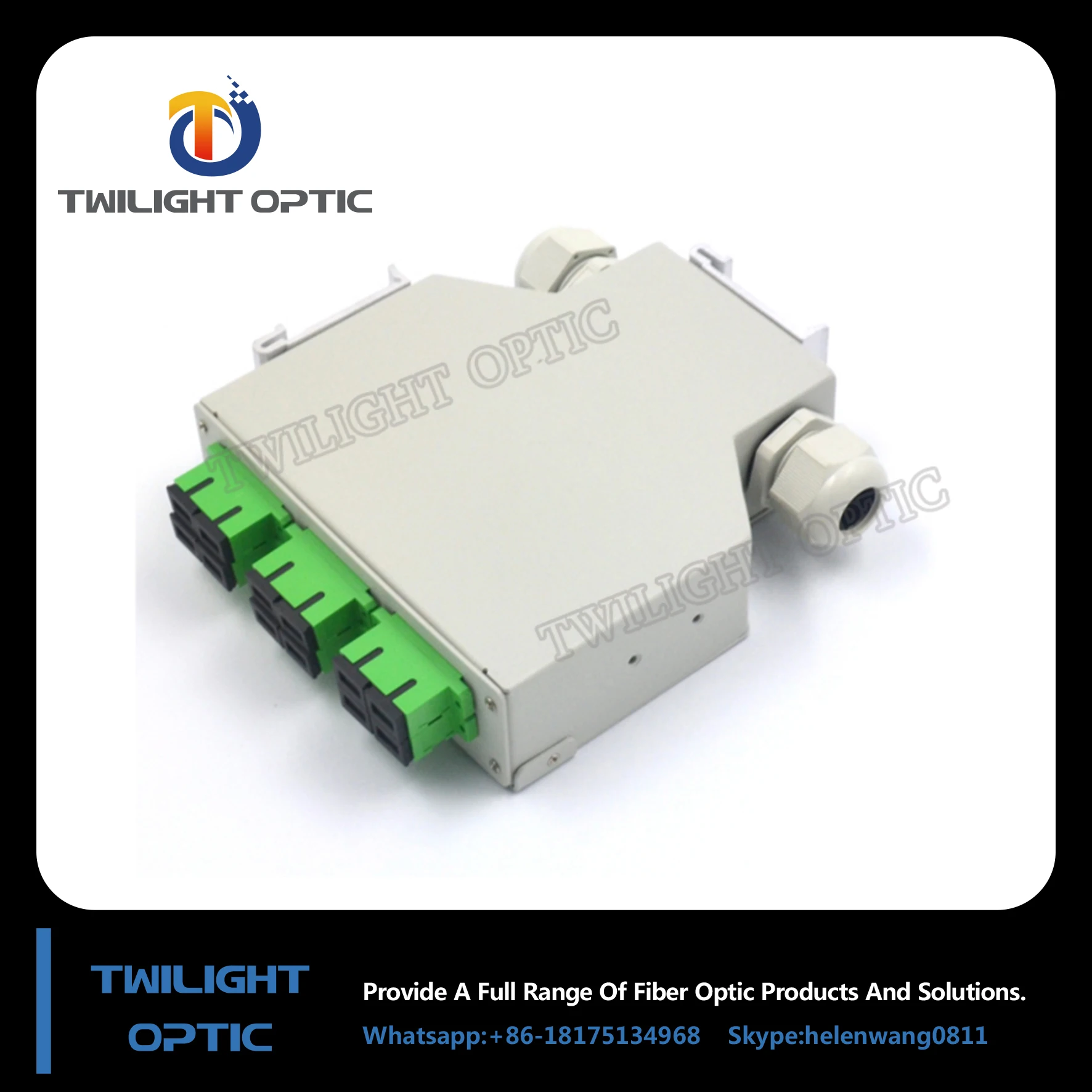 Ethernet Волоконно-Оптические 12 Волокон на Din-рейку Клеммная Коробка