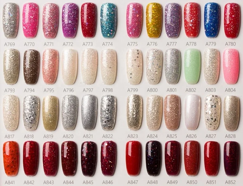 Melason New Wholesale OEM Private label UV Gel Nail Polish Set Environmental  Bottle for  Beauty Salon