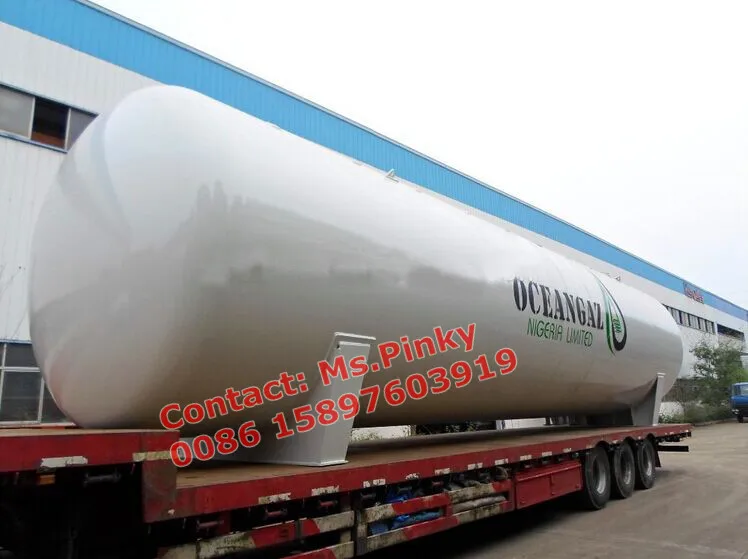 110cbm Propane Storage Tank LPG Tank and Dispenser Price