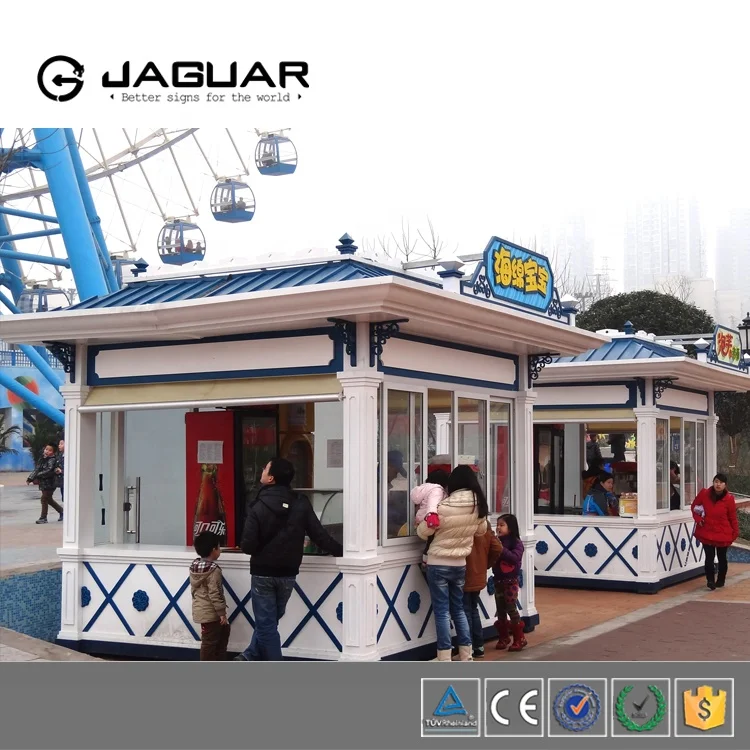 Factory supply free design custom outdoor retail food booth street kiosk for sale