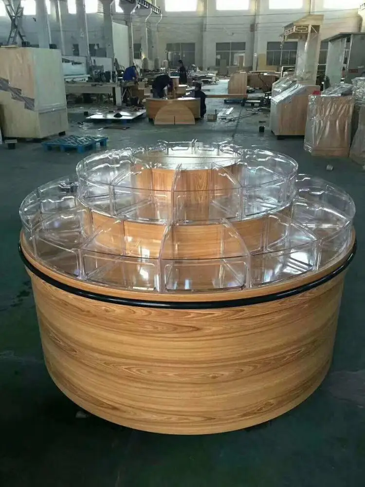 
High quality supermarket bulk food display rack display stand for sale 