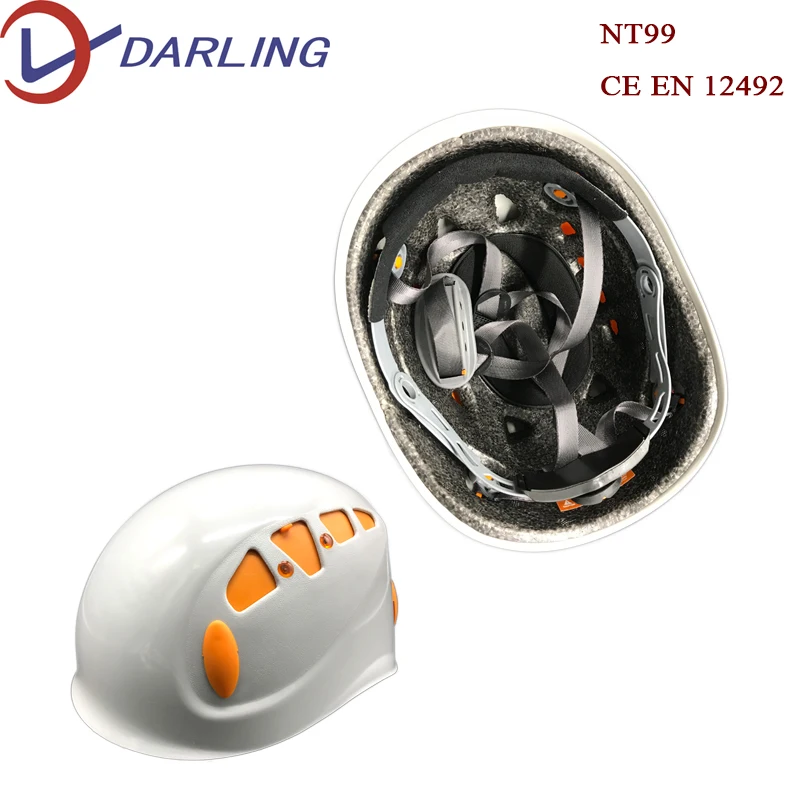 
Outdoor Safety Rock Climbing Helmet Tree Rigging Mountaineering Caving Rappelling Rescue Fall Arrest Hard Hat Gear Equipment 