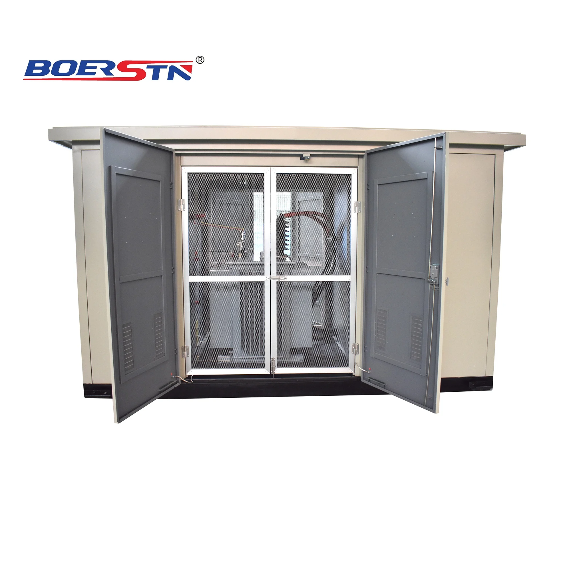 Three Phase Electrical Prefabricated Distribution Transformer Cubicle Sub Station