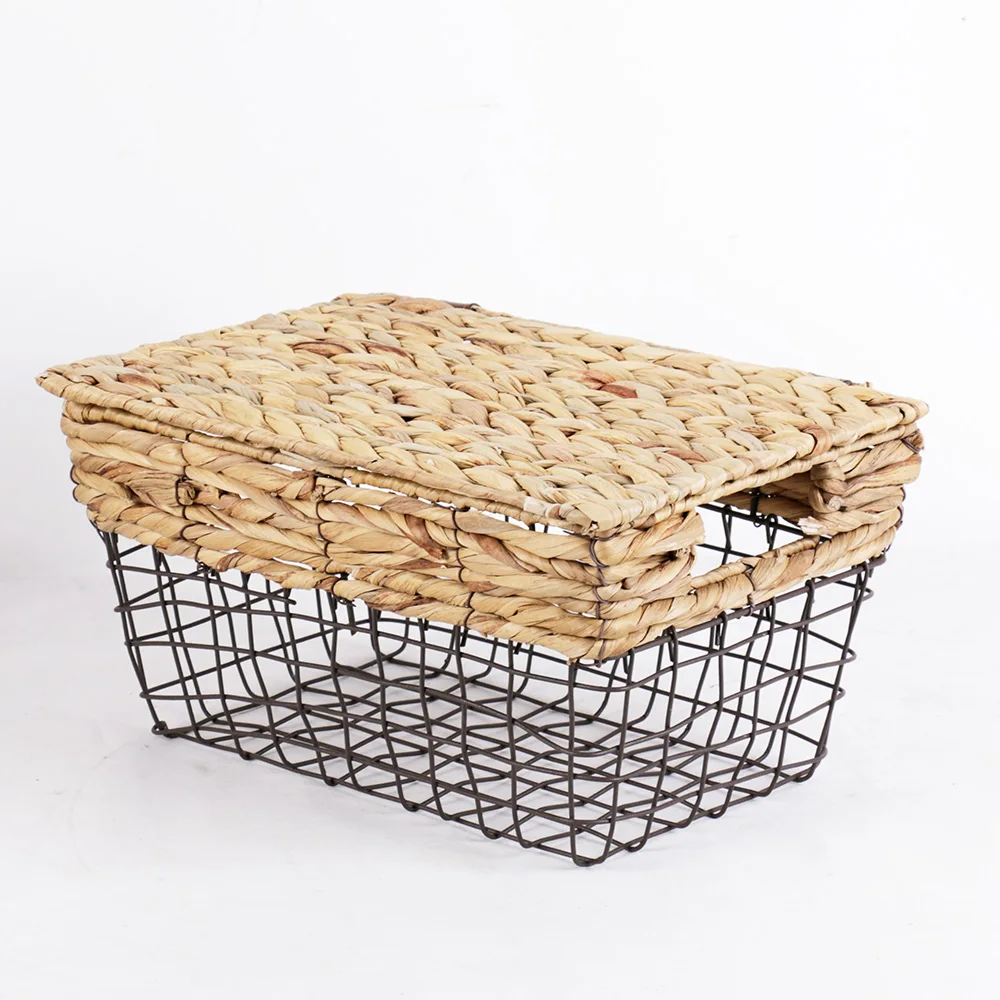 High Quality Home Traditions Vintage Metal Cheap Storage Basket