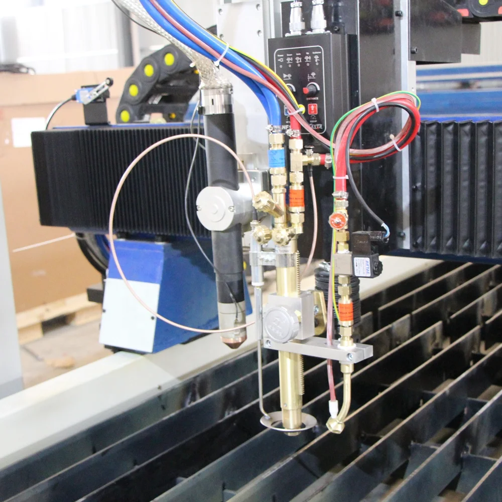 Table Type CNC Plasma and Flame / Gas Cutting Machine for Stainless Steel Sheet/Plate