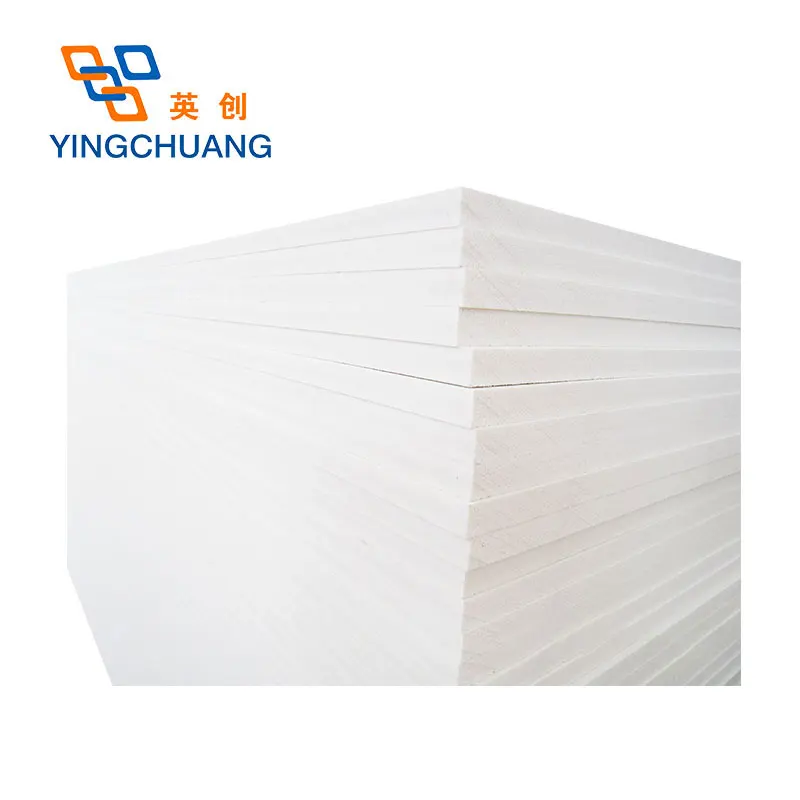 0.33*2440mm Density 1.0-1220 White PVC Foam Sheet for Furniture Making