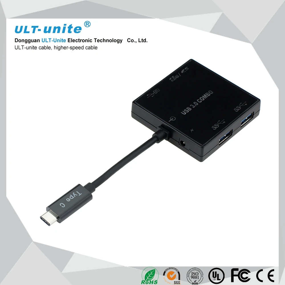 Type-C TO USB3.0 HUB + Card Reader