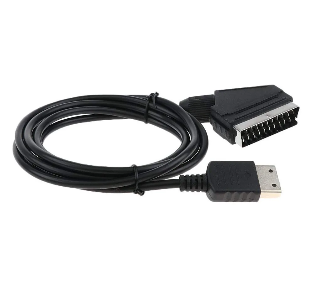 1.8M 6FT DC Scart RGB AV Cable Audio Cable Cord Lead Video Connector for Sega Dreamcast
