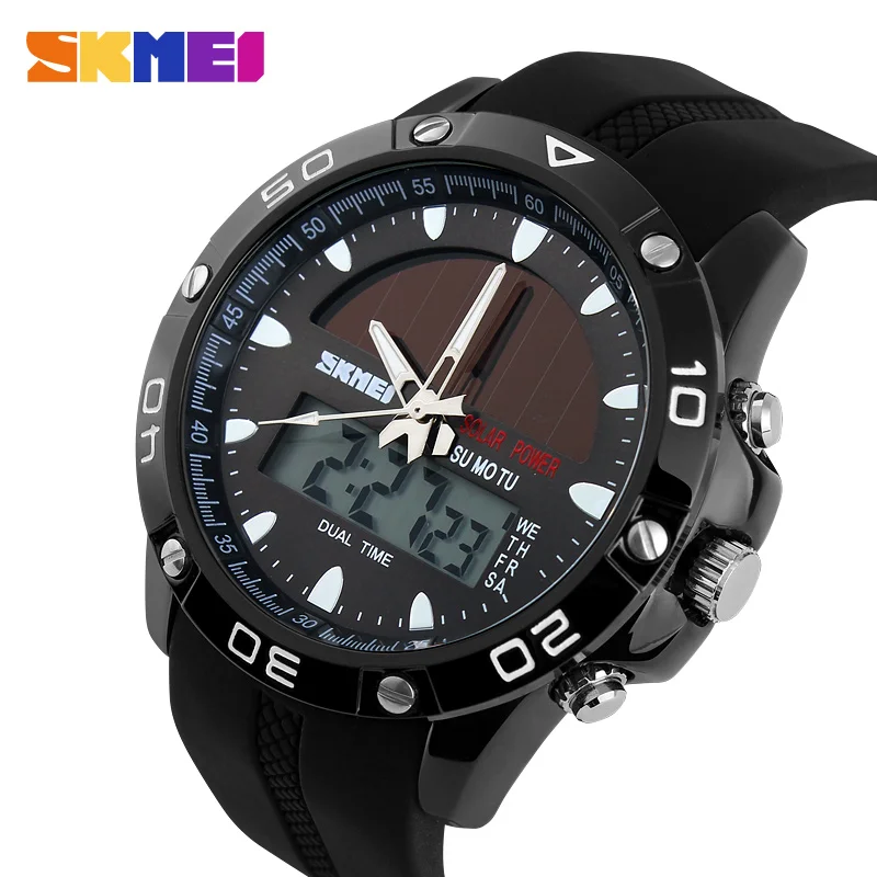 fashion teenage watches solar powered digital watch for fancy man 1064