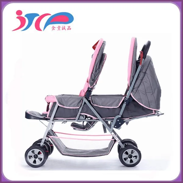 2016 Top selling european style made in china twins baby strollers wholesale best twins baby stroller