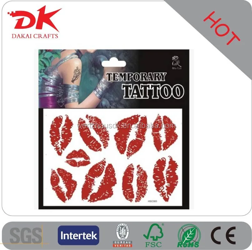 
2015 Fashion makeup tattoo design lip tattoo/cosmetic lip tattoo lipstick 