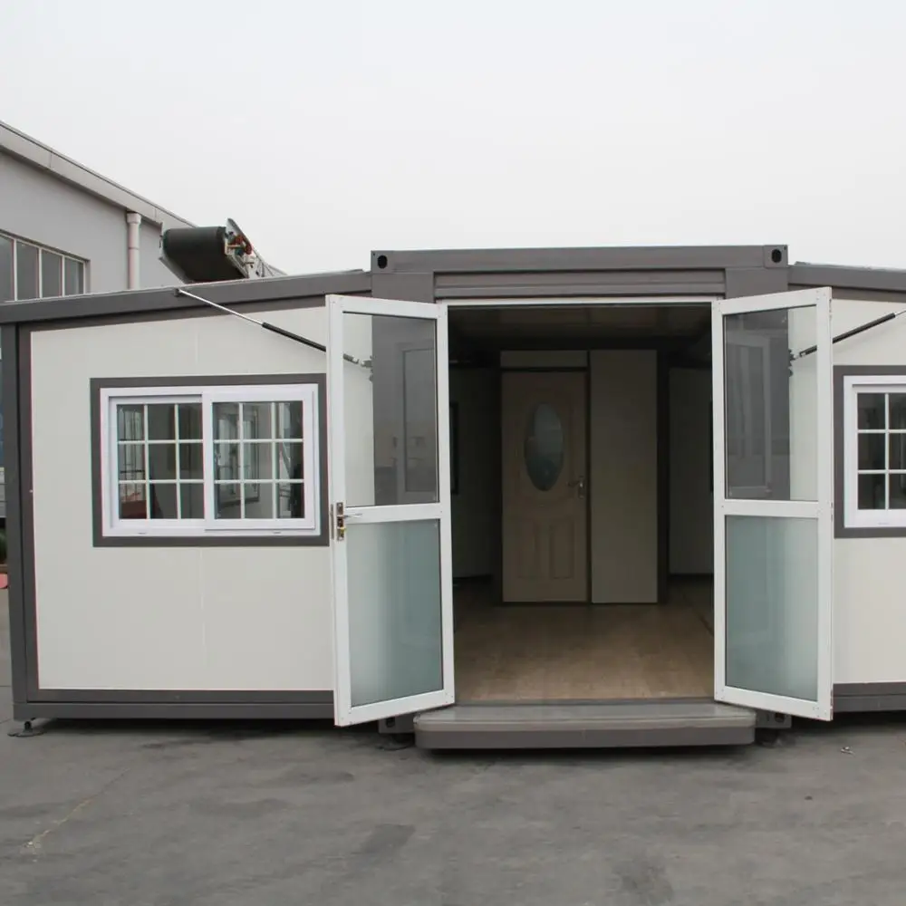 Hot sale public use  20ft x 20ft portable house foldable container home