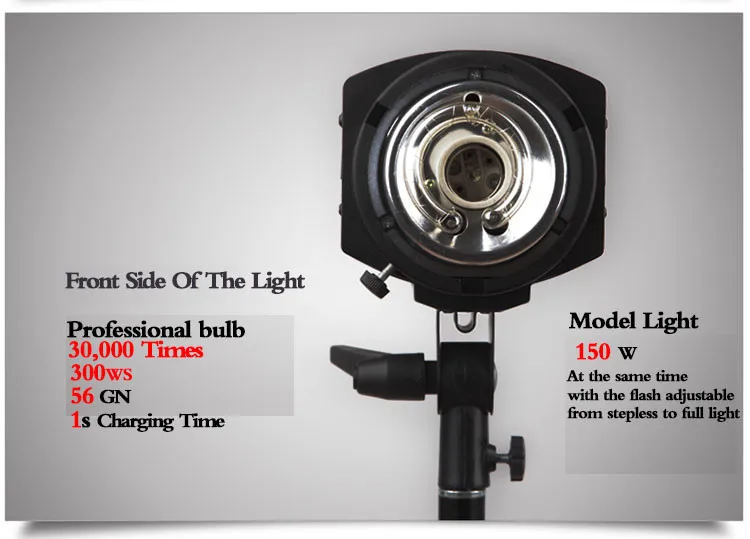 yidoblo M-300 studio flash, camera light, photo studio equipment photographic light