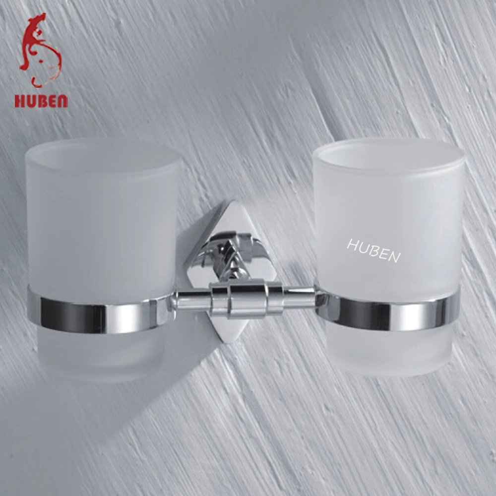 
High quality double wall cup holder tumbler for bathroom 