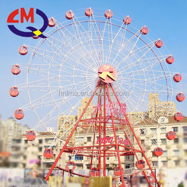 amusement rides 50m air conditioner cabin London eye giant ferris wheel in stock
