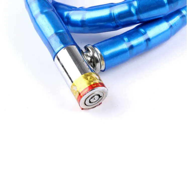 Secure anti theft 110cm Blue/Red/Green/Black bike motorcycle security lock
