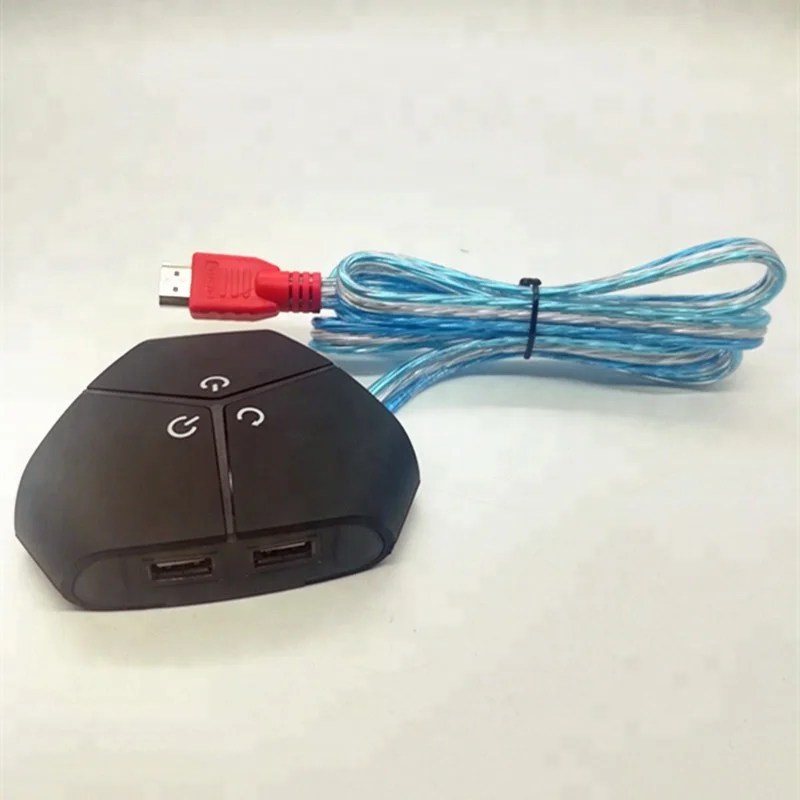 Wholesale computer accessory Desktop Computer PC Case power ON OFF Reset Push Button switch With 3.5mm Audio Jack
