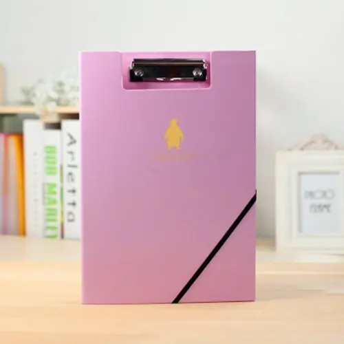 A4 Office Stationary Double-clip Document/File/ Folder/ Data Paper Clipboards with Bandage With String