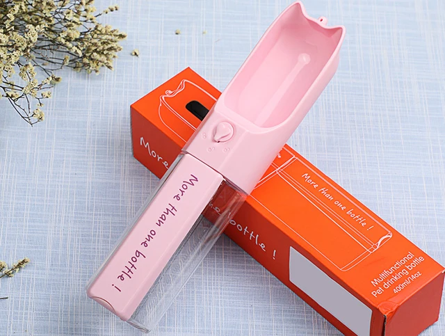 Портативная бутылка для воды с сумкой для уборки за собакой