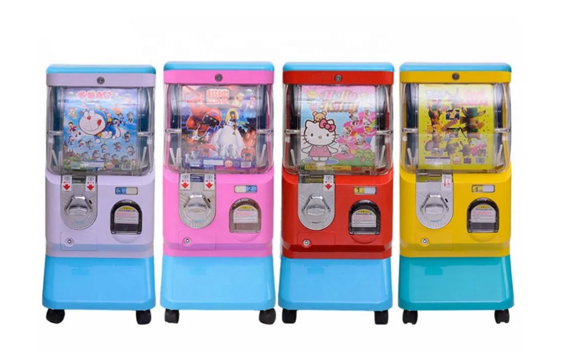 
Gashapon Vending Machine/kids Game Machine/New Double-deck Colorful No-electricity toys Vending Pusher Machine 