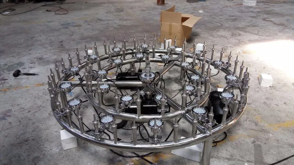 Factory changeable color controllable laminar jumping jetting swimming pool fountain nozzles