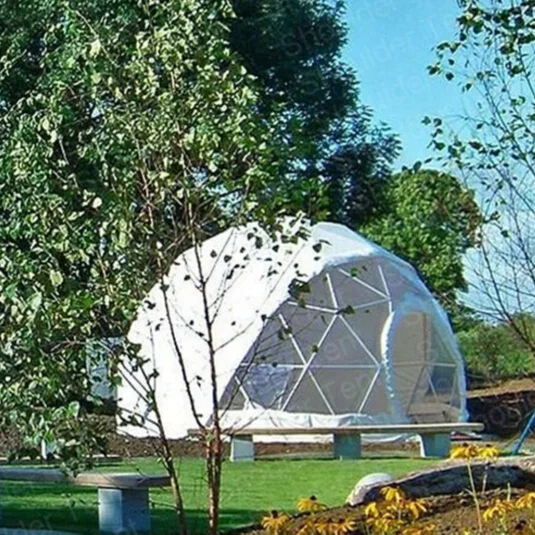 Soundproof clear roof transparent party geodesic dome tent