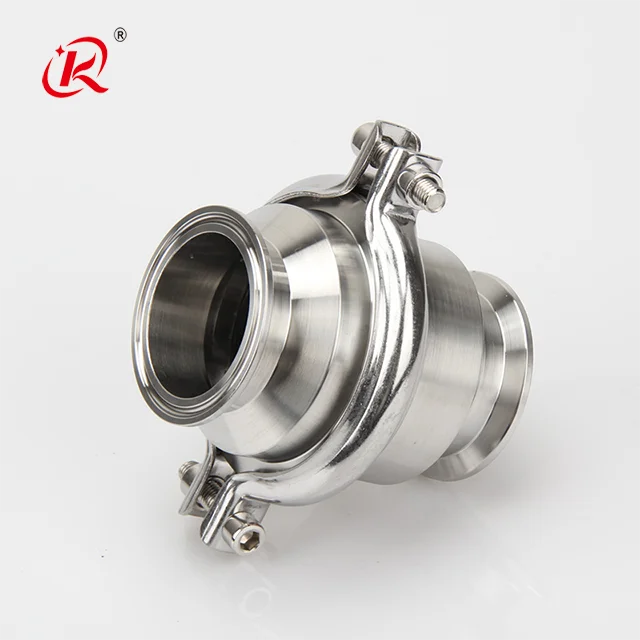 KQ Sanitary Stainless Steel ss 304 316 Tri clamp triclamp tri-clamp 2 inch 6' ferrule non return check valve