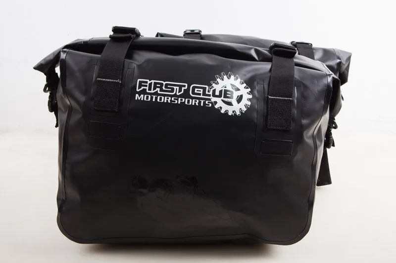 Custom heavy duty PVC tarpaulin durable roll top waterproof dry motorcycle bag