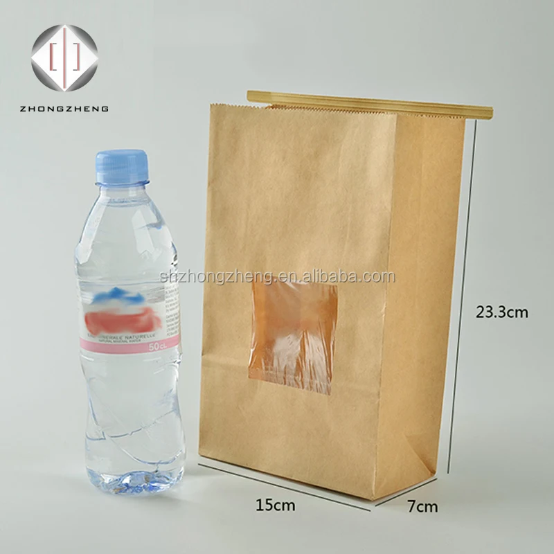 Сумка из крафт-бумаги коричневая самая популярная продукция простая упаковка для переноски термогерметизирующий пакет пищевых продуктов молочных