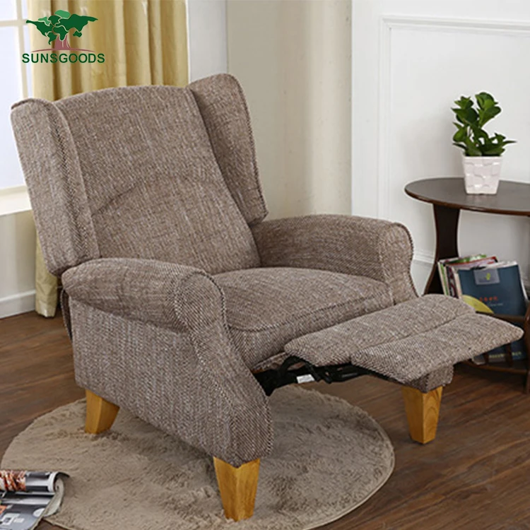 High Quality Armchairs Wood Sofa, Modern Armchair Living Room Furniture, Fabric Sofa Set Living Room Furniture Armchair