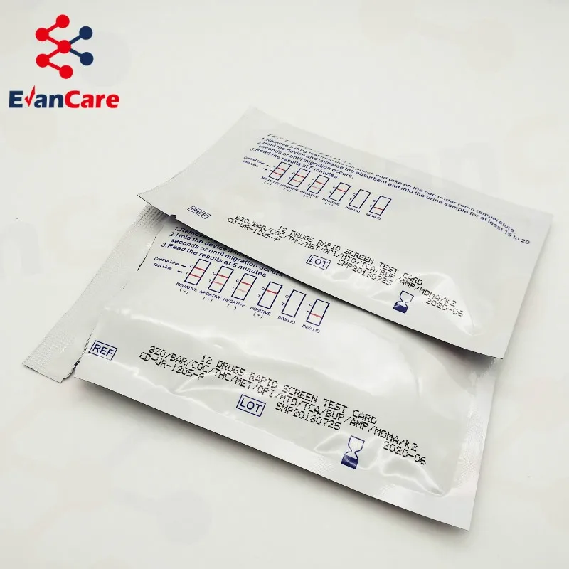 EVANCARE test/urine test device/Pre-employment drug screening with CE ISO  FSC