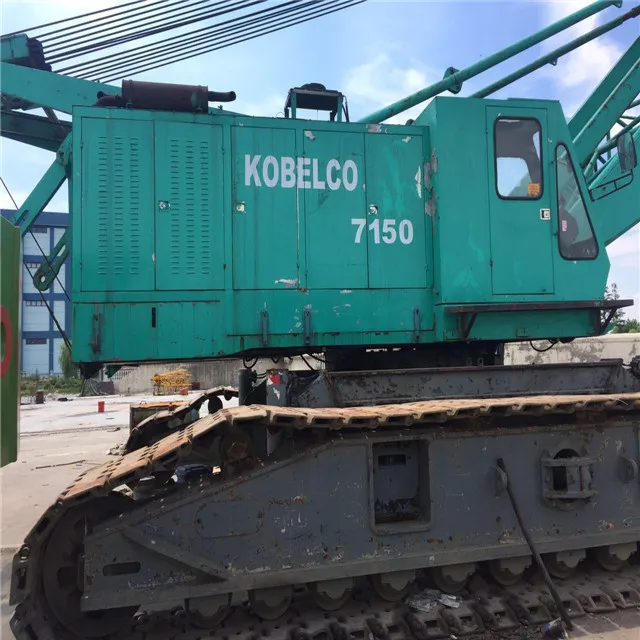Original Japan Used Kobelco 7150 150ton crawler crane