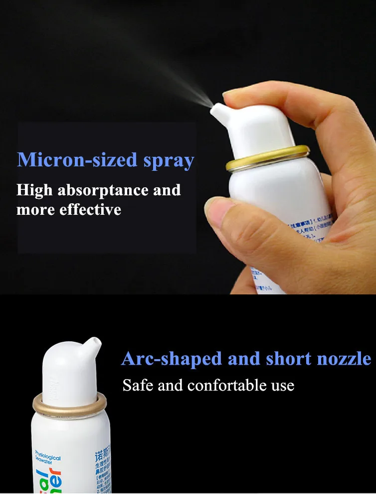 Physiological Saline water for nose care rhinitis treatment nose spray