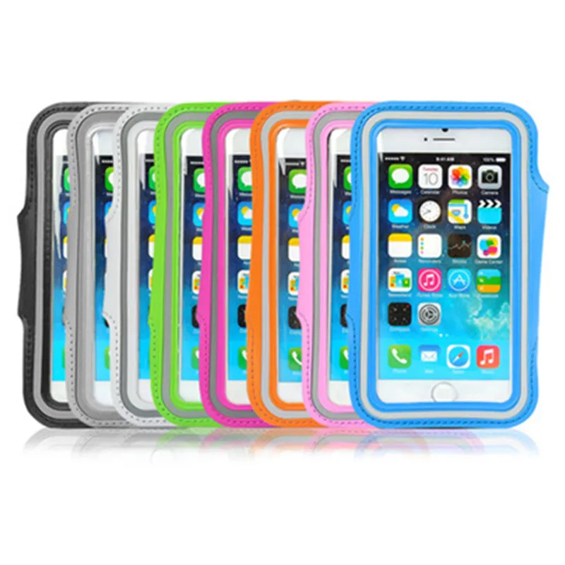 Universal Big Size Black Smart And Phones Running Sport Armband Arm Band Case