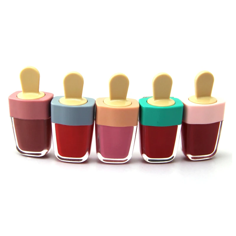 
Ice Cream Lipgloss Ice Cream Makeup Liquid Matte Lipstick Lasting Cream Moisturizing Waterproof Lip Gloss 5Color 
